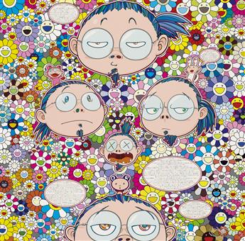 TAKASHI MURAKAMI Self Portrait of the Manifold Worries of a Manifoldly Distressed Artist * The Artists Agony and Ecstacy.